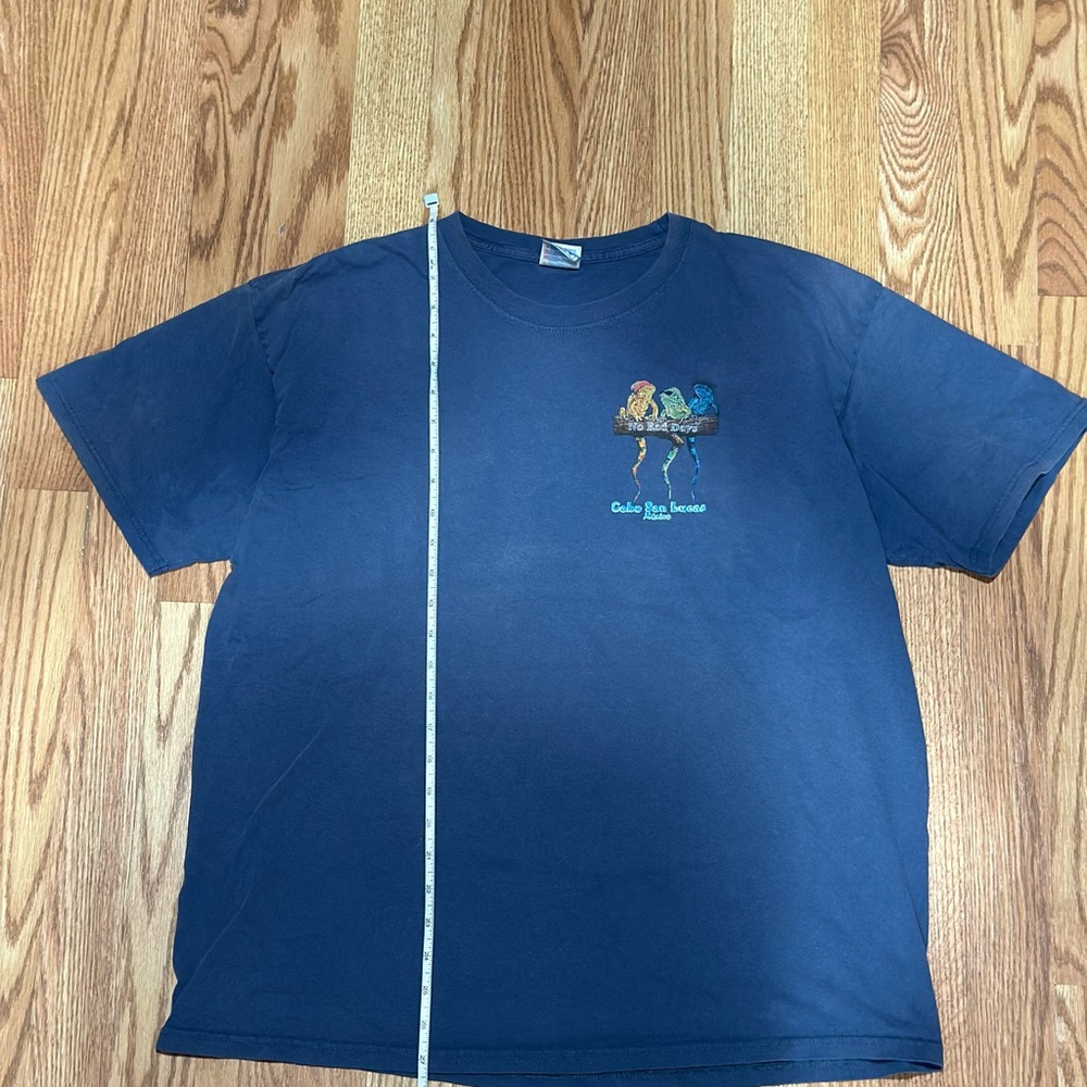 Vintage Cabo San Lucas Mexico “No Bad Times” Blue Tee